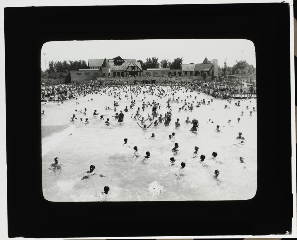 Miniature of Picnics and Rec. Activities - People Swimming in Large Pool