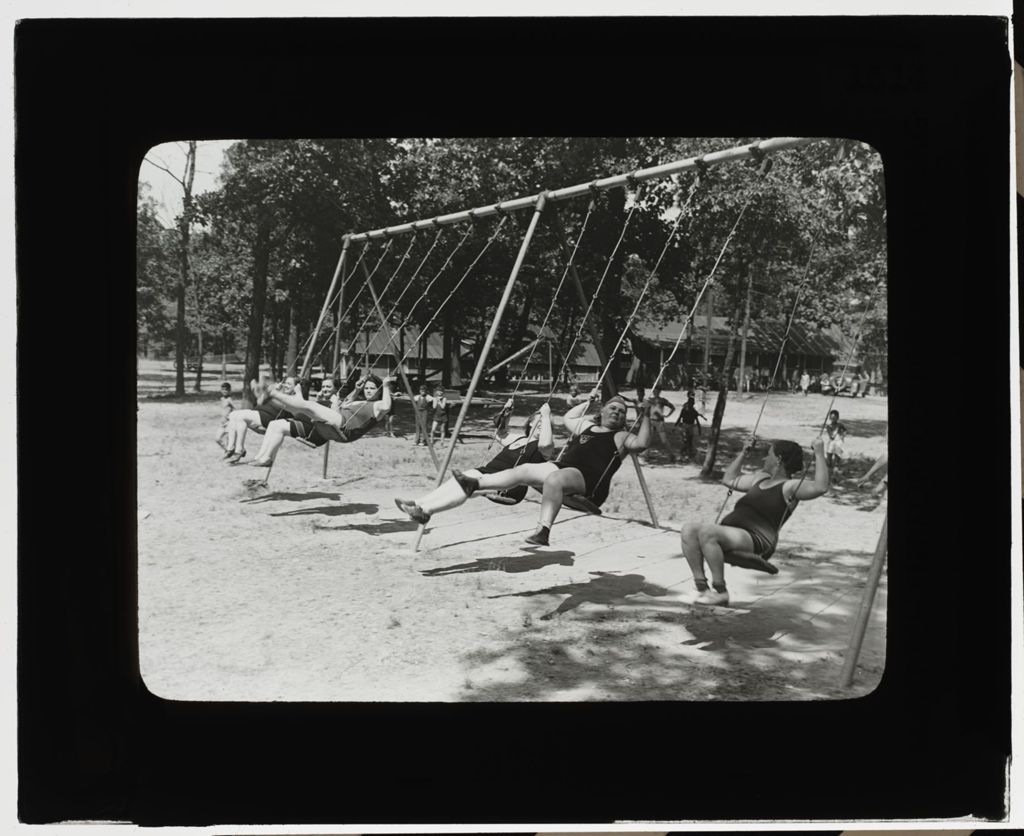 Miniature of Picnics and Rec. Activities - Women on Swings