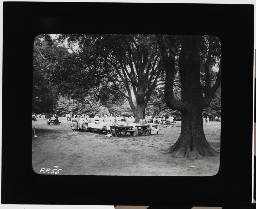 Miniature of Activities: Picnic and Recreation, Large Picnic