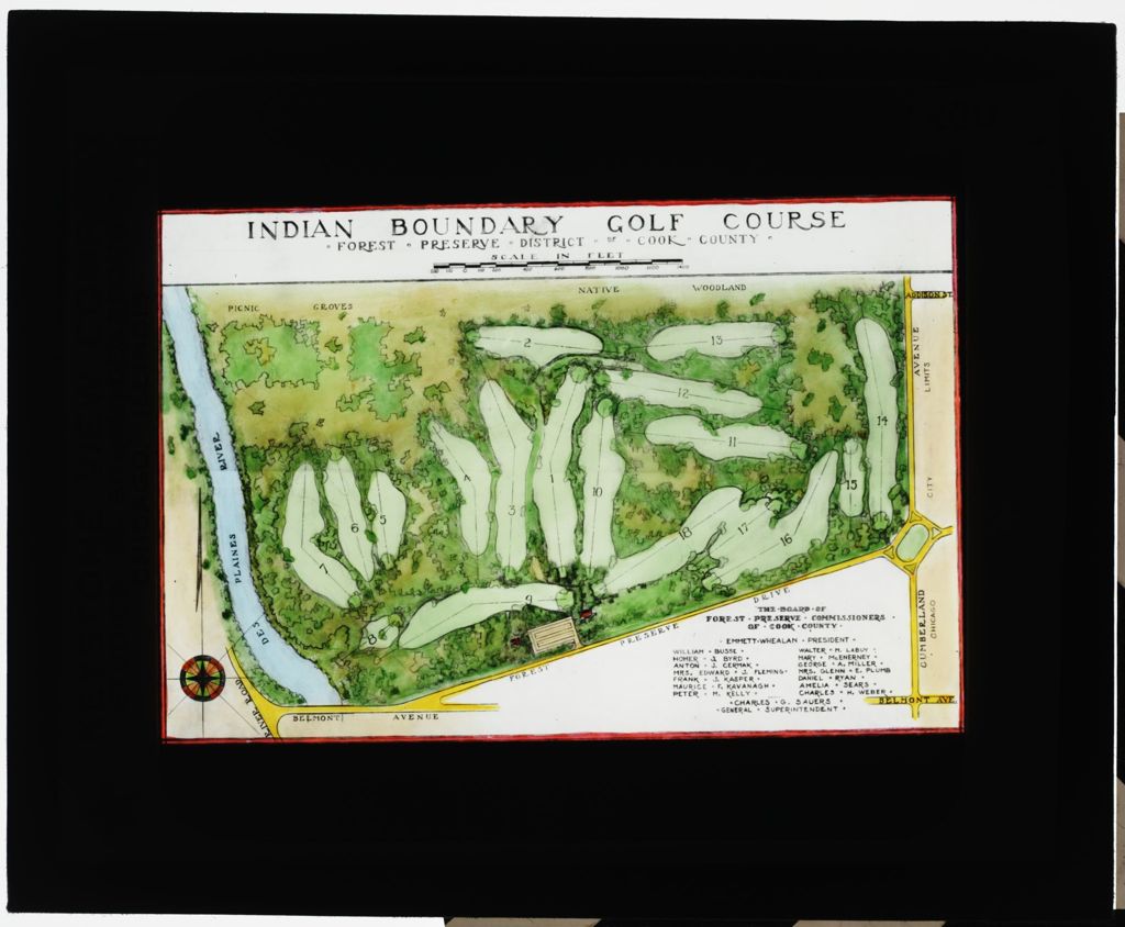 Miniature of Map, Indian Boundary Golf Course