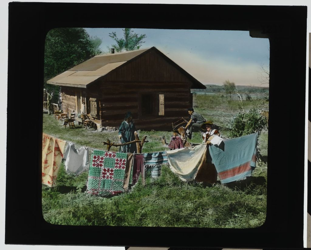 Recreation of Pioneer Cabin Scene