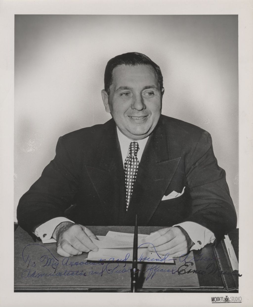 Richard J. Daley at his desk