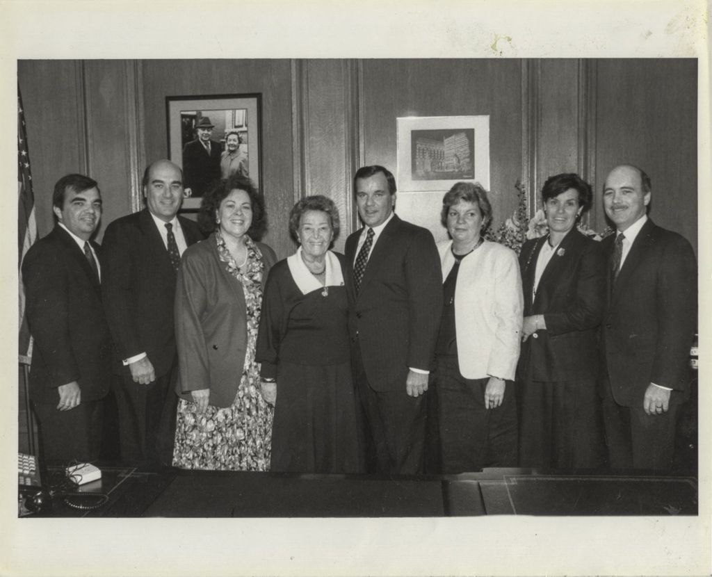 Daley family on Richard M. Daley's mayoral inauguration day