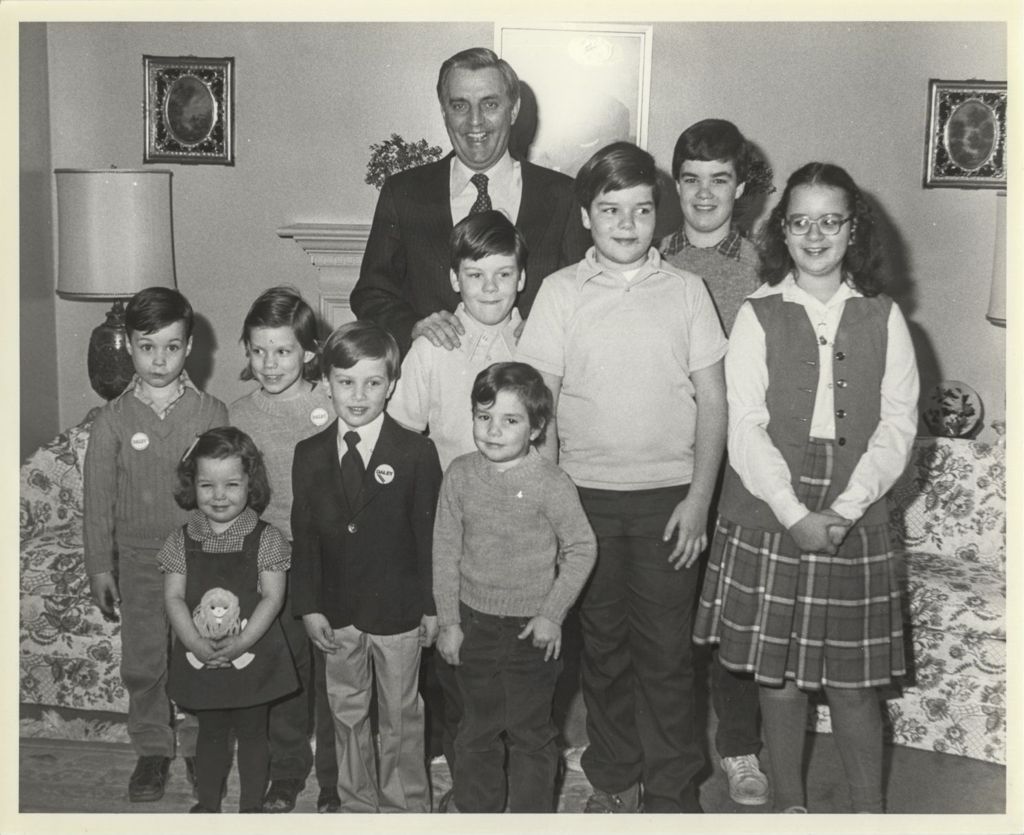 Walter Mondale at the Daley home