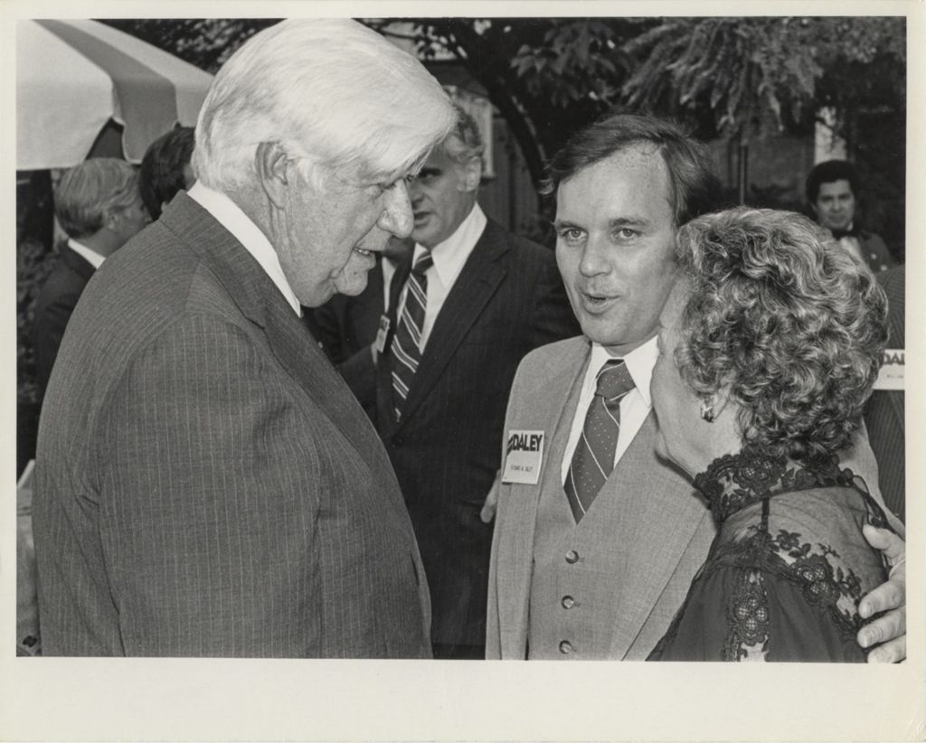 Richard M. and Eleanor Daley with Tip O'Neill