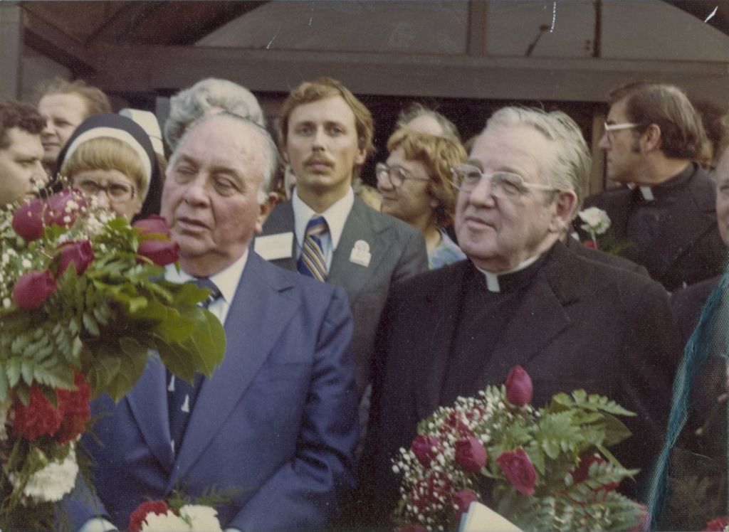 Richard J. Daley with Cardinal Cody