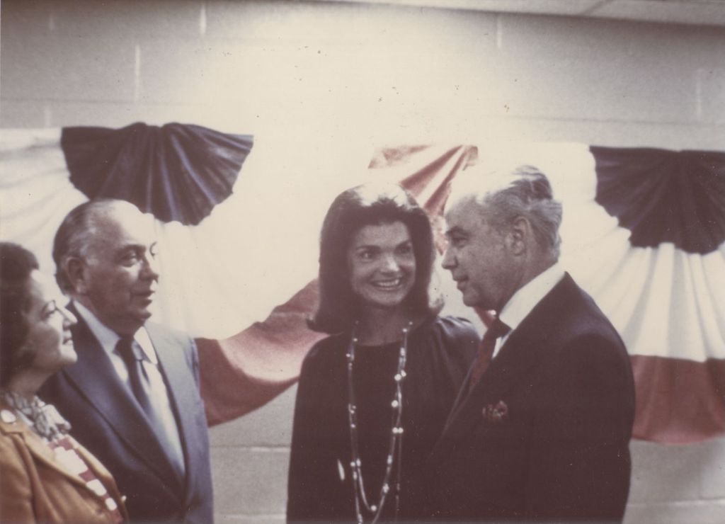 Richard J. Daley with Jacqueline Onassis