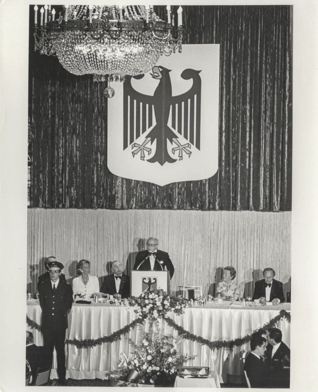 Miniature of Banquet for German President Walter Scheel