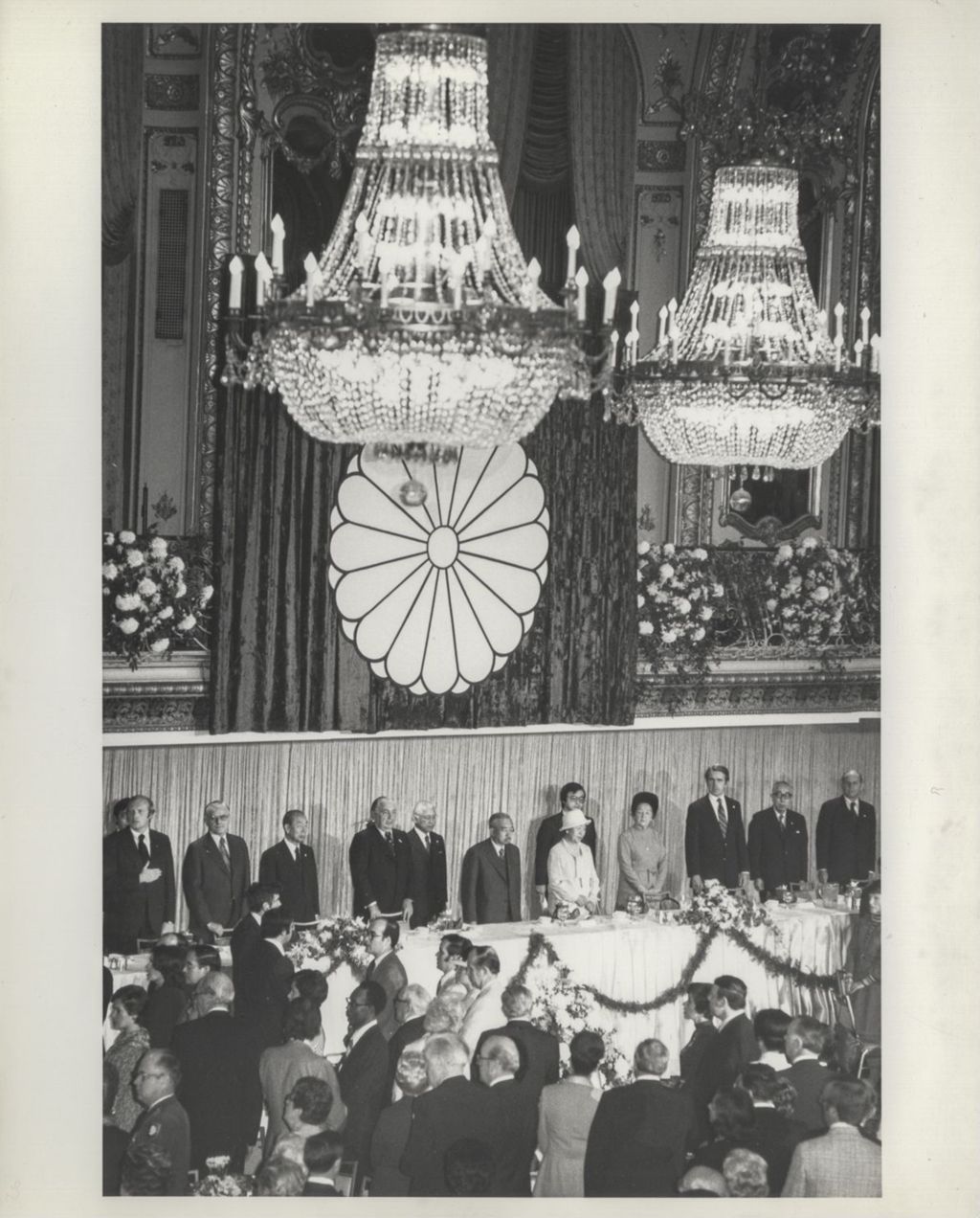 Banquet to honor Emperor Hirohito