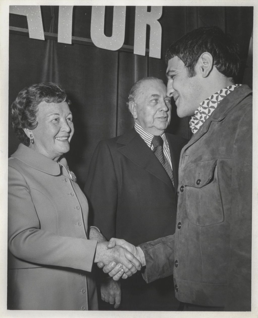 Miniature of The Daleys greet a supporter