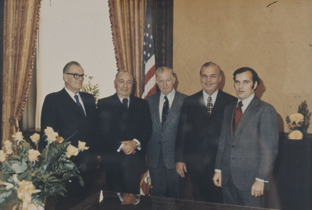 Michael Howlett with Richard J. Daley and others
