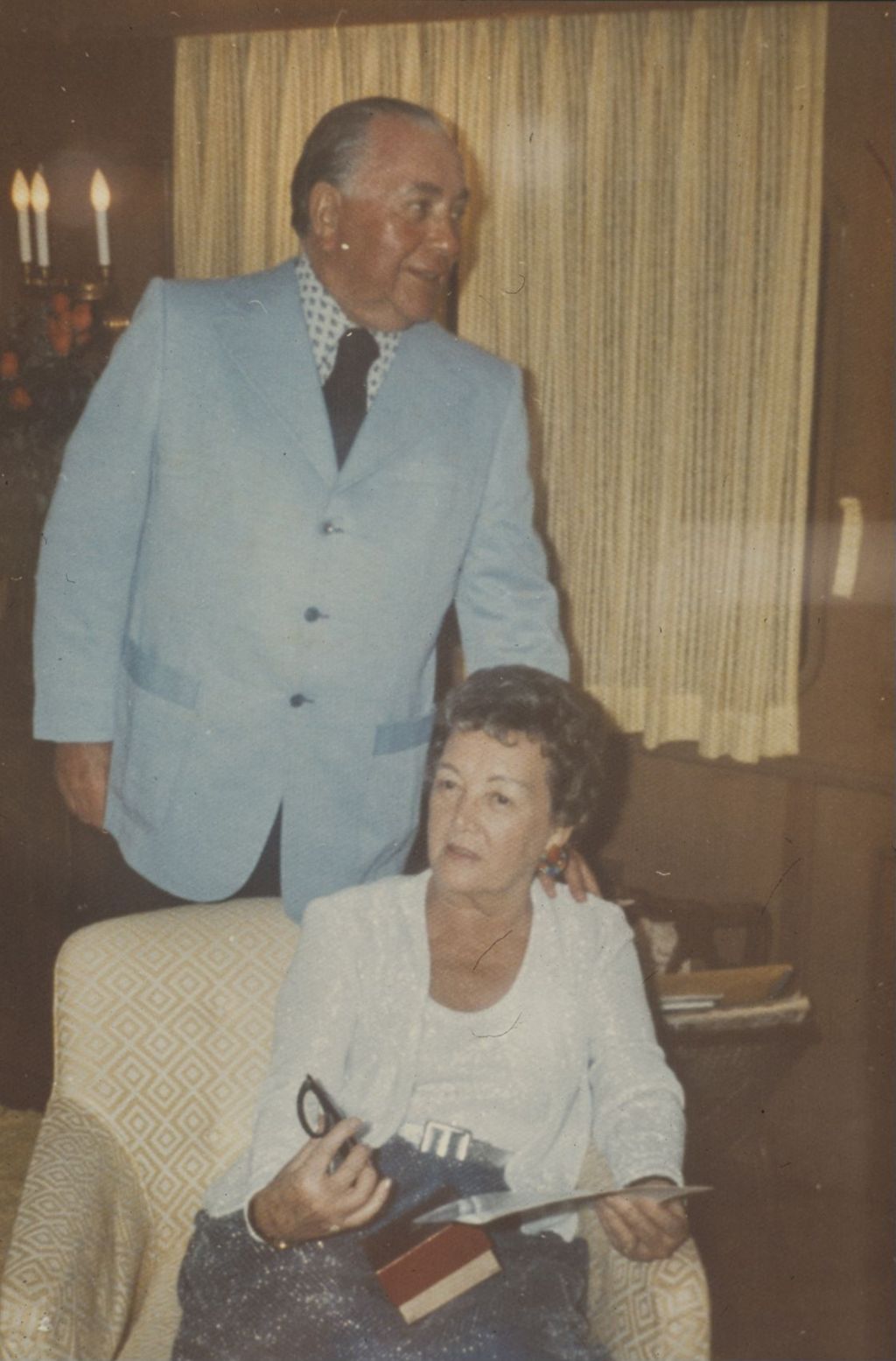 Miniature of Richard J. and Eleanor Daley on the Wirtz yacht