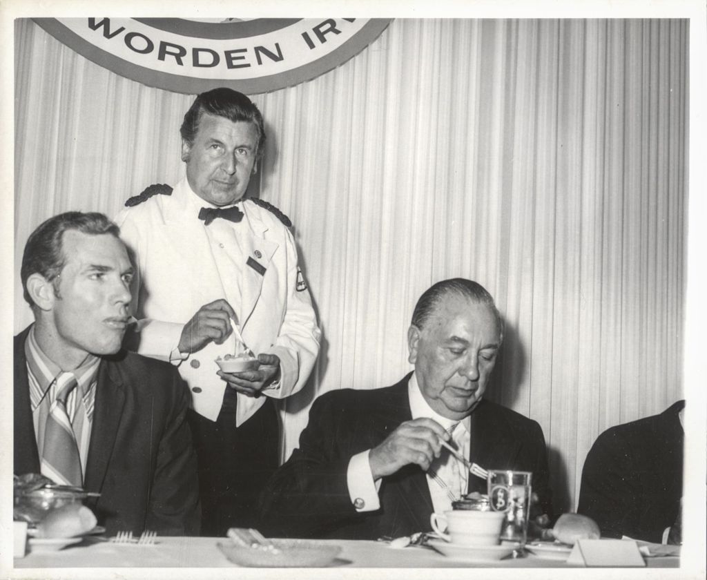 Richard J. Daley at luncheon honoring the Apollo 15 astronauts