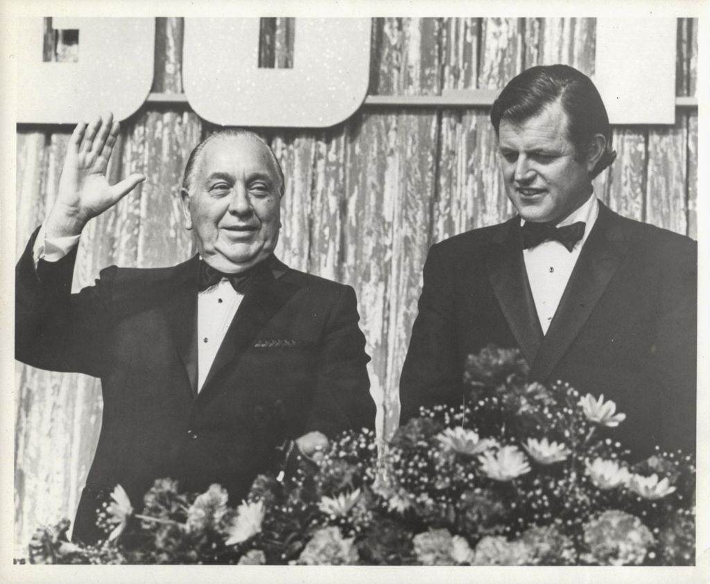 Richard J. Daley with Edward Kennedy