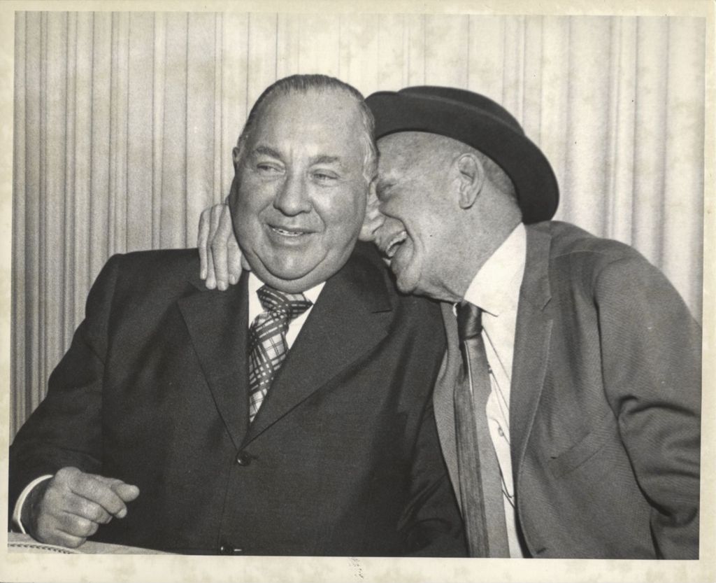 Miniature of Richard J. Daley with Jimmy Durante