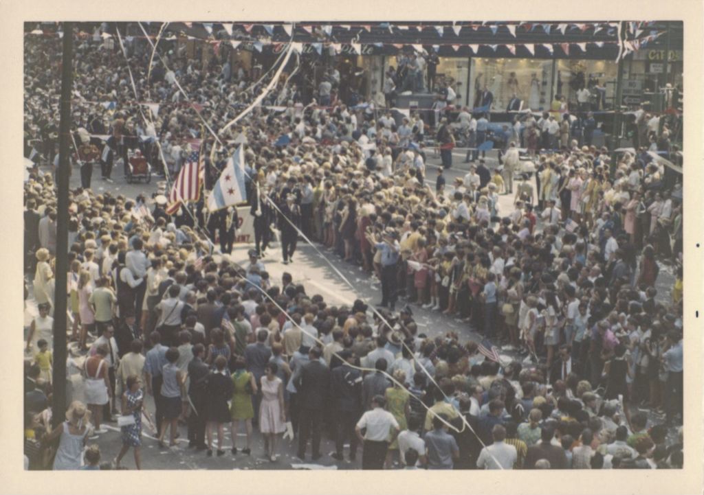Miniature of Parade for Apollo 11 astronauts Armstrong, Aldrin, and Collins