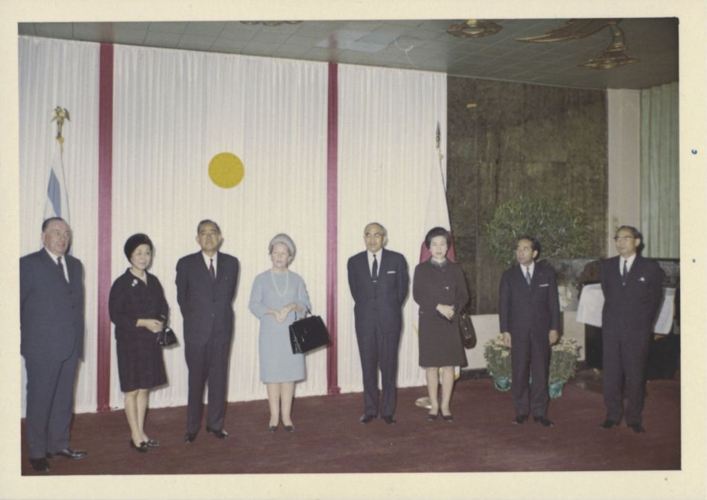 Miniature of Banquet welcoming Japanese Prime Minister Eisaku Sato