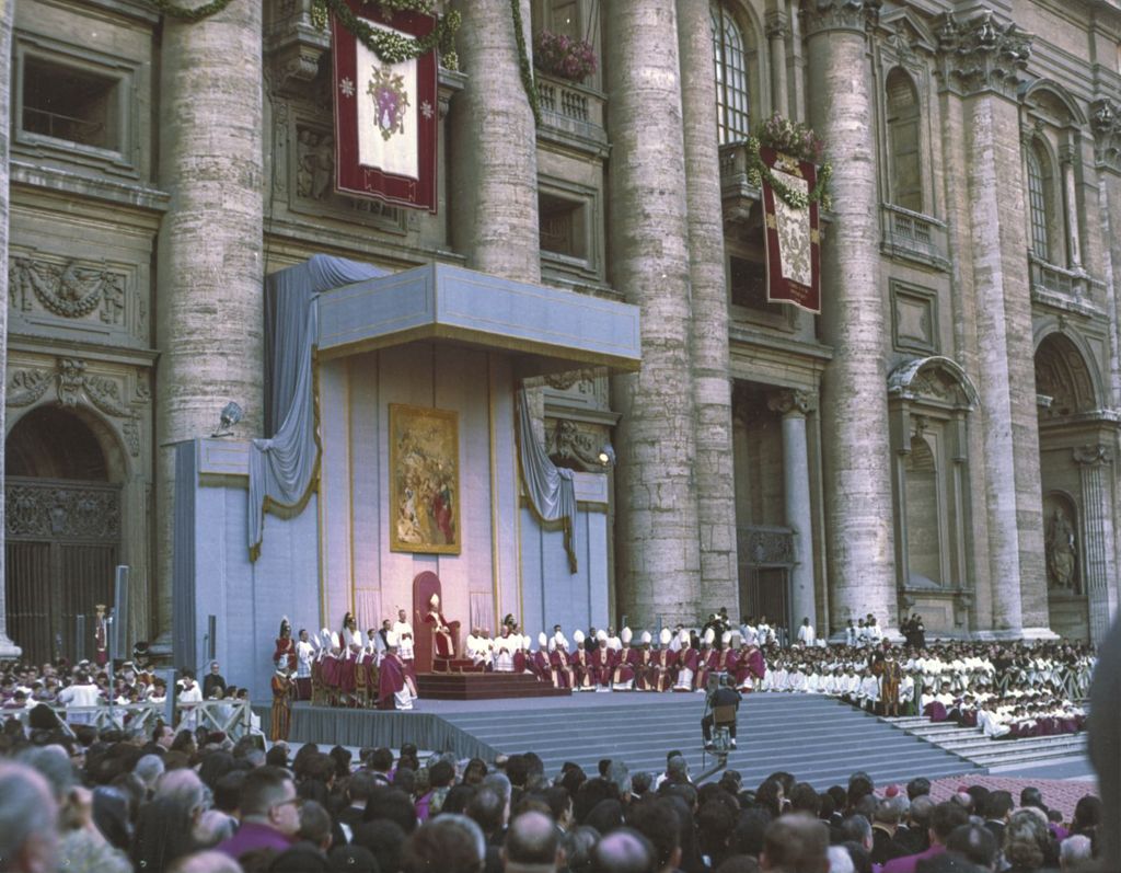 Miniature of Installation ceremony of Cardinal Cody in Rome