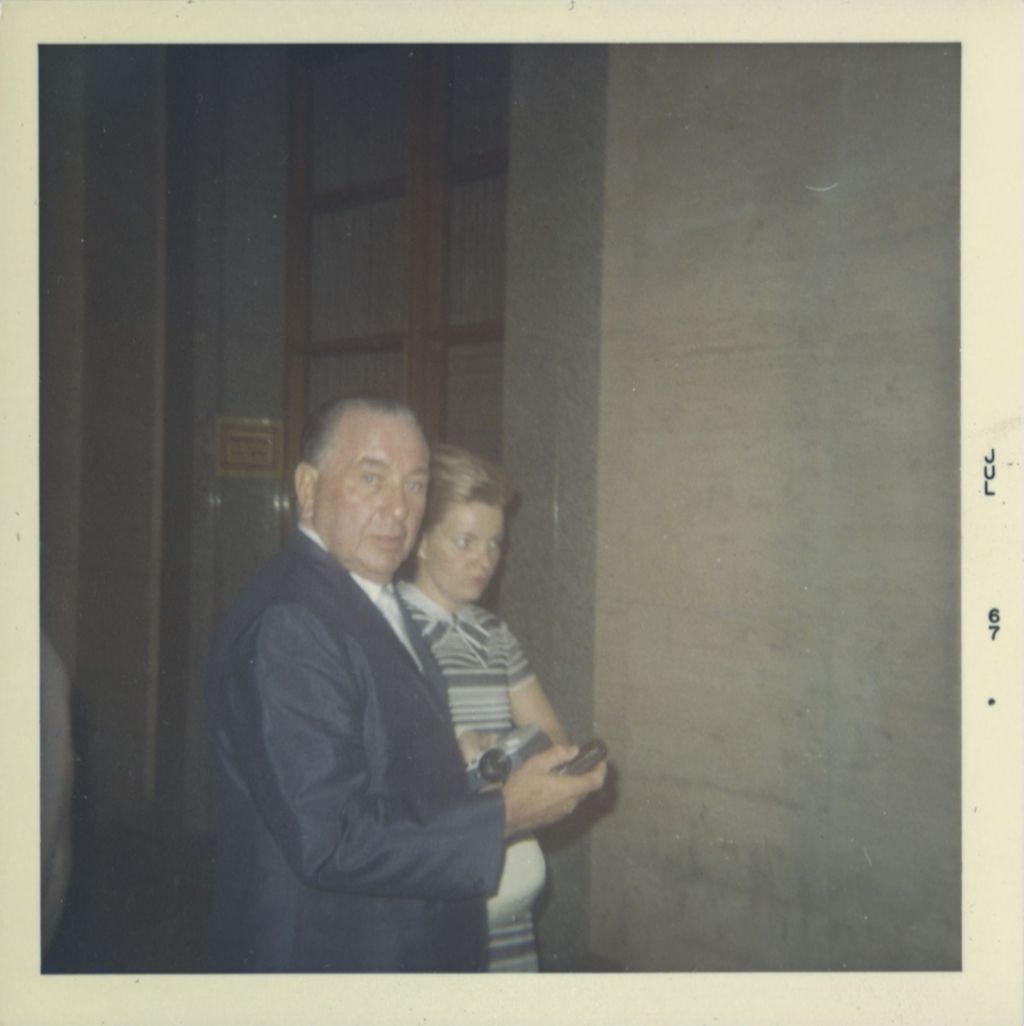 Richard J. Daley and Eleanor R. Daley in Rome