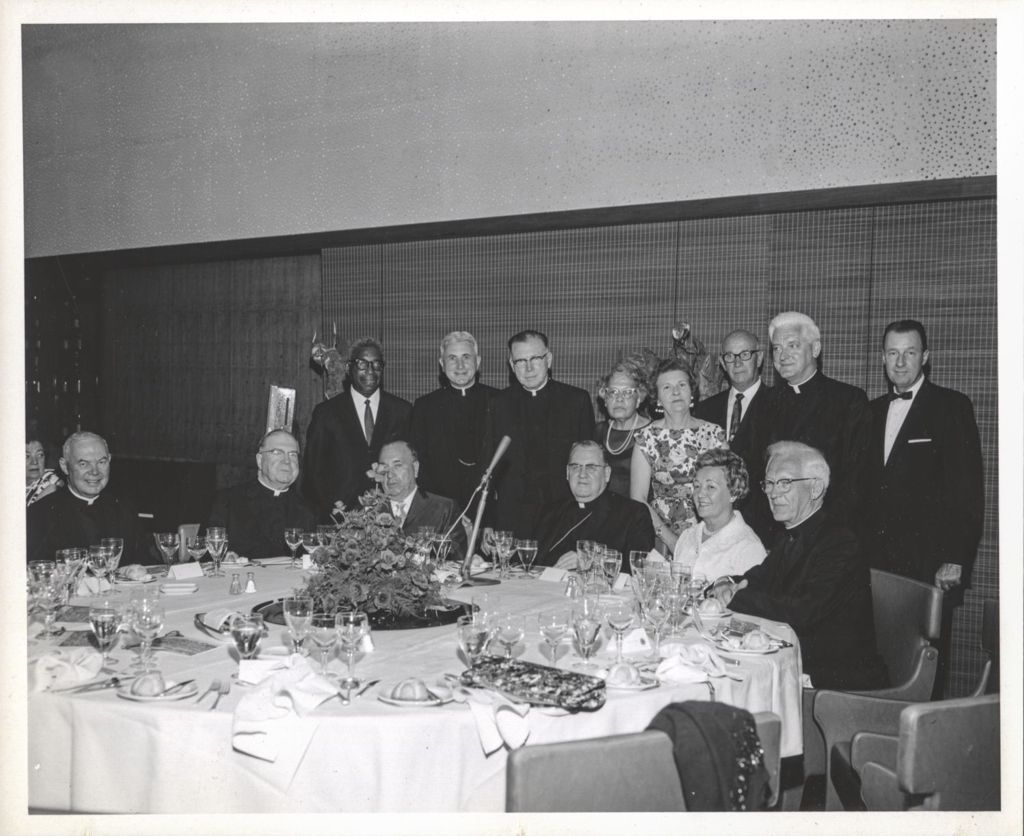 Richard J. and Eleanor Daley at a banquet in Rome