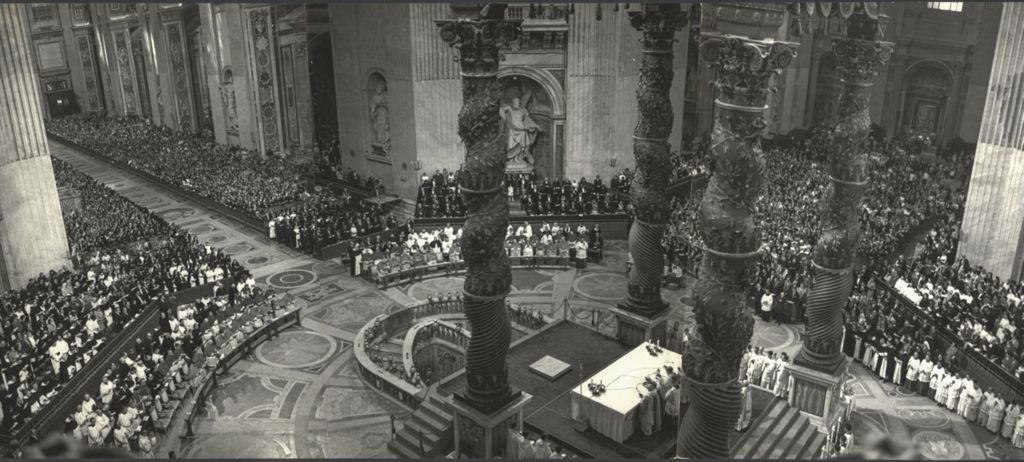 St. Peter's Basilica during the installation ceremony for Cardinal John Cody