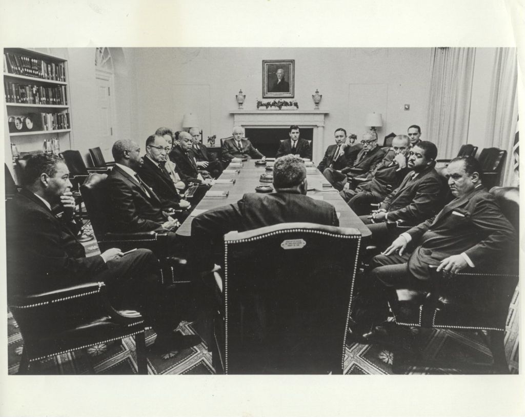 Miniature of Meeting in the White House Cabinet Room
