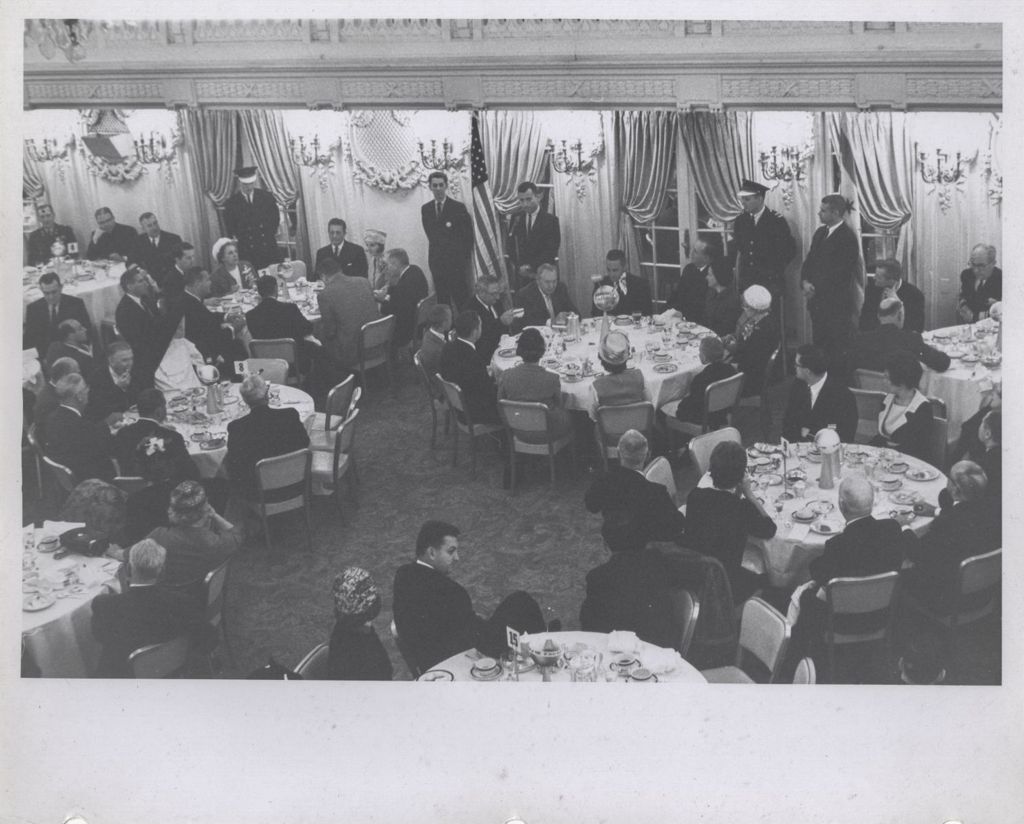 Miniature of Luncheon honoring astronauts Young and Grissom