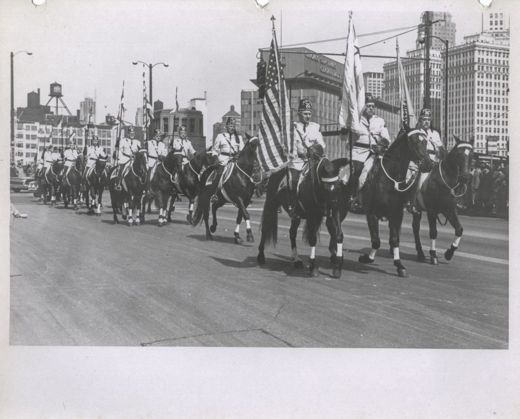Medinah Shriners parade on horseback