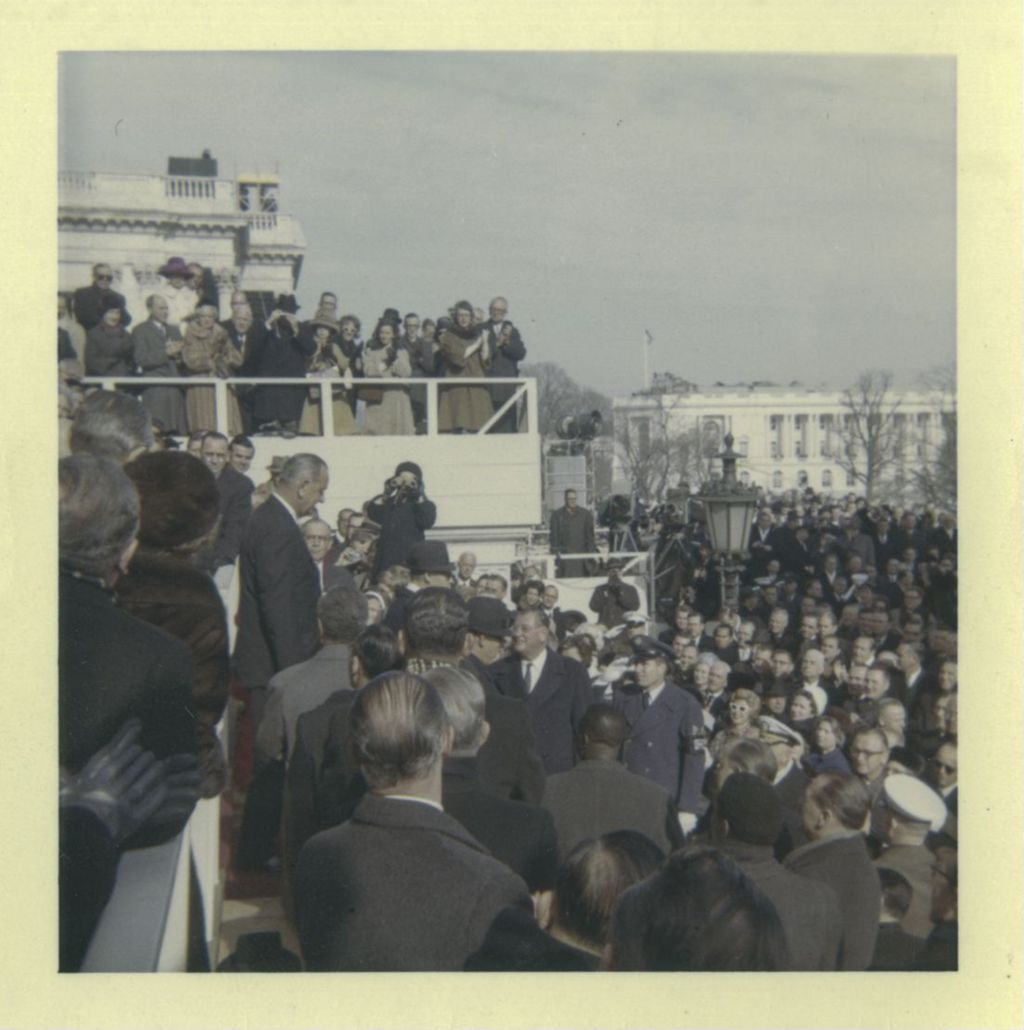 Miniature of Lyndon B. Johnson on his Inauguration Day