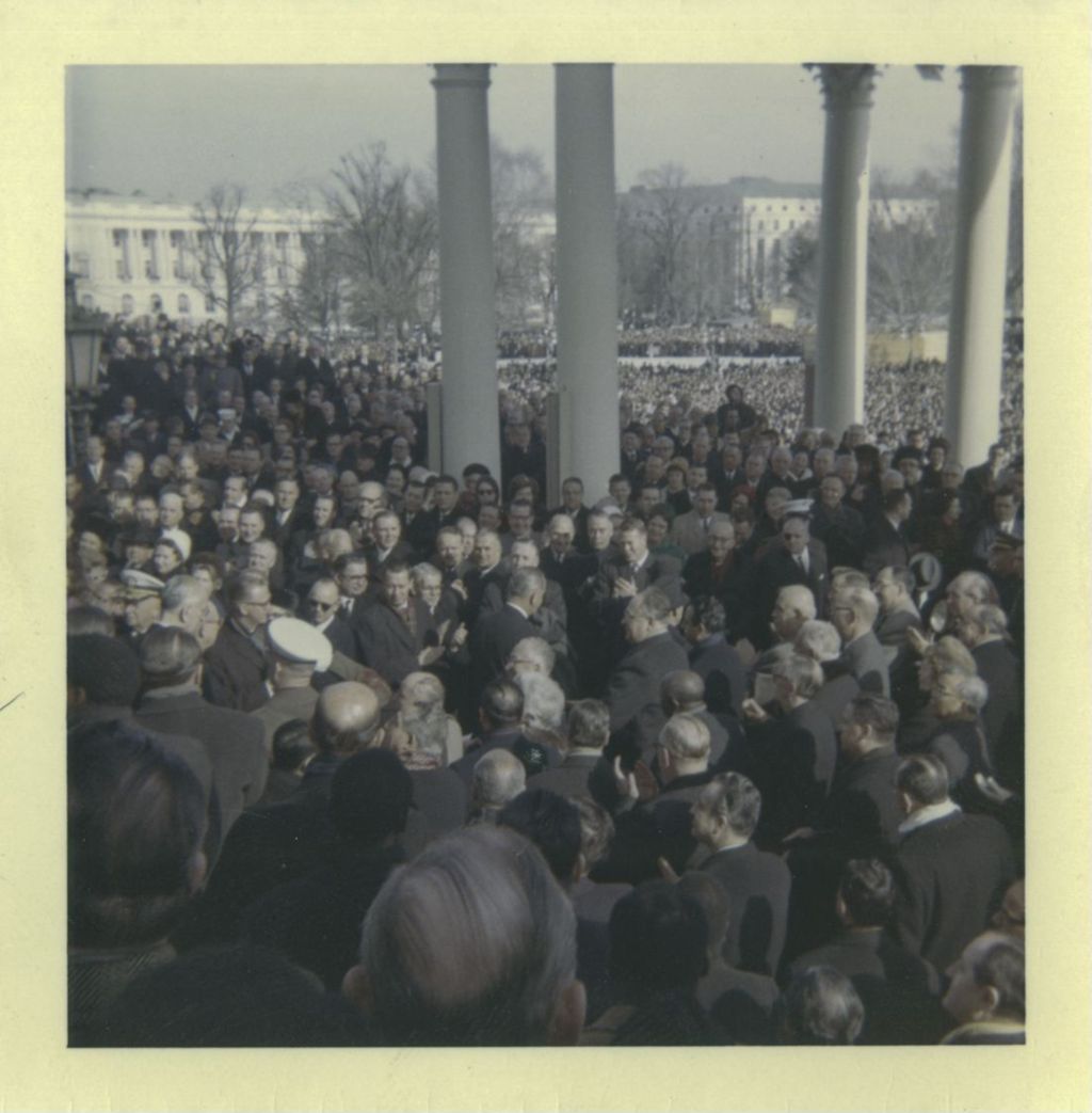 Miniature of Lyndon B. Johnson's Inauguration Day