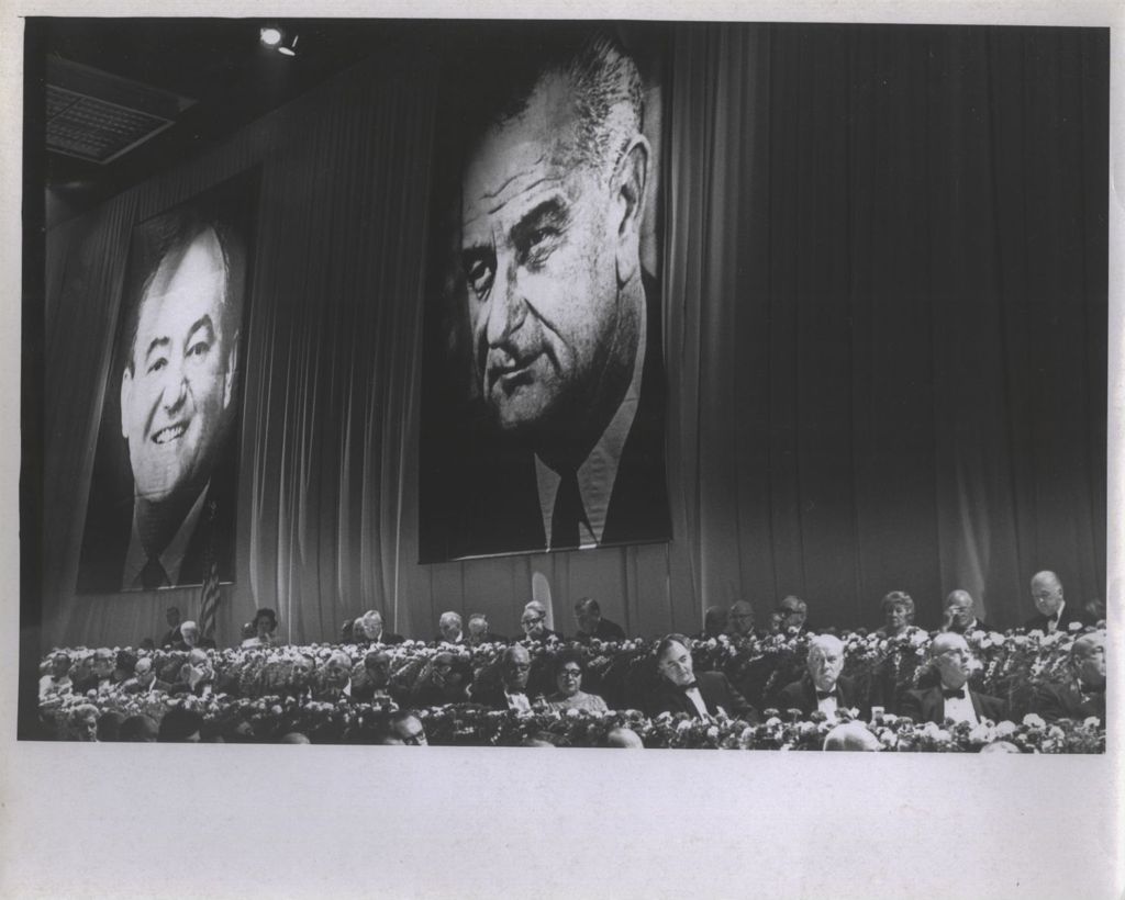 Democratic dinner honoring Lyndon B. Johnson