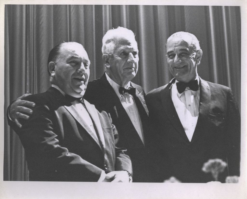 Richard J. Daley, Paul Douglas, and Lyndon B. Johnson