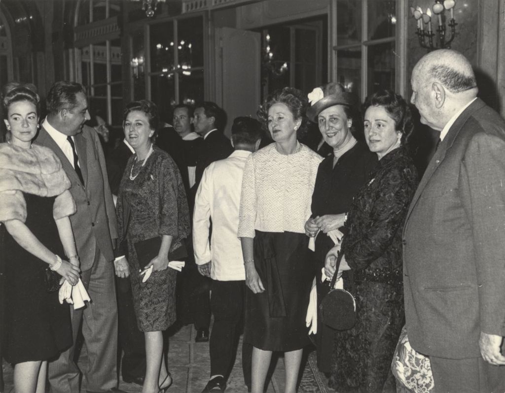 Group of guests at reception in Rome