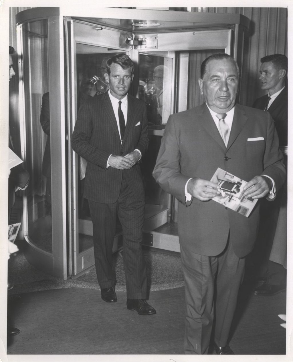 Miniature of Robert F. Kennedy with Richard J. Daley