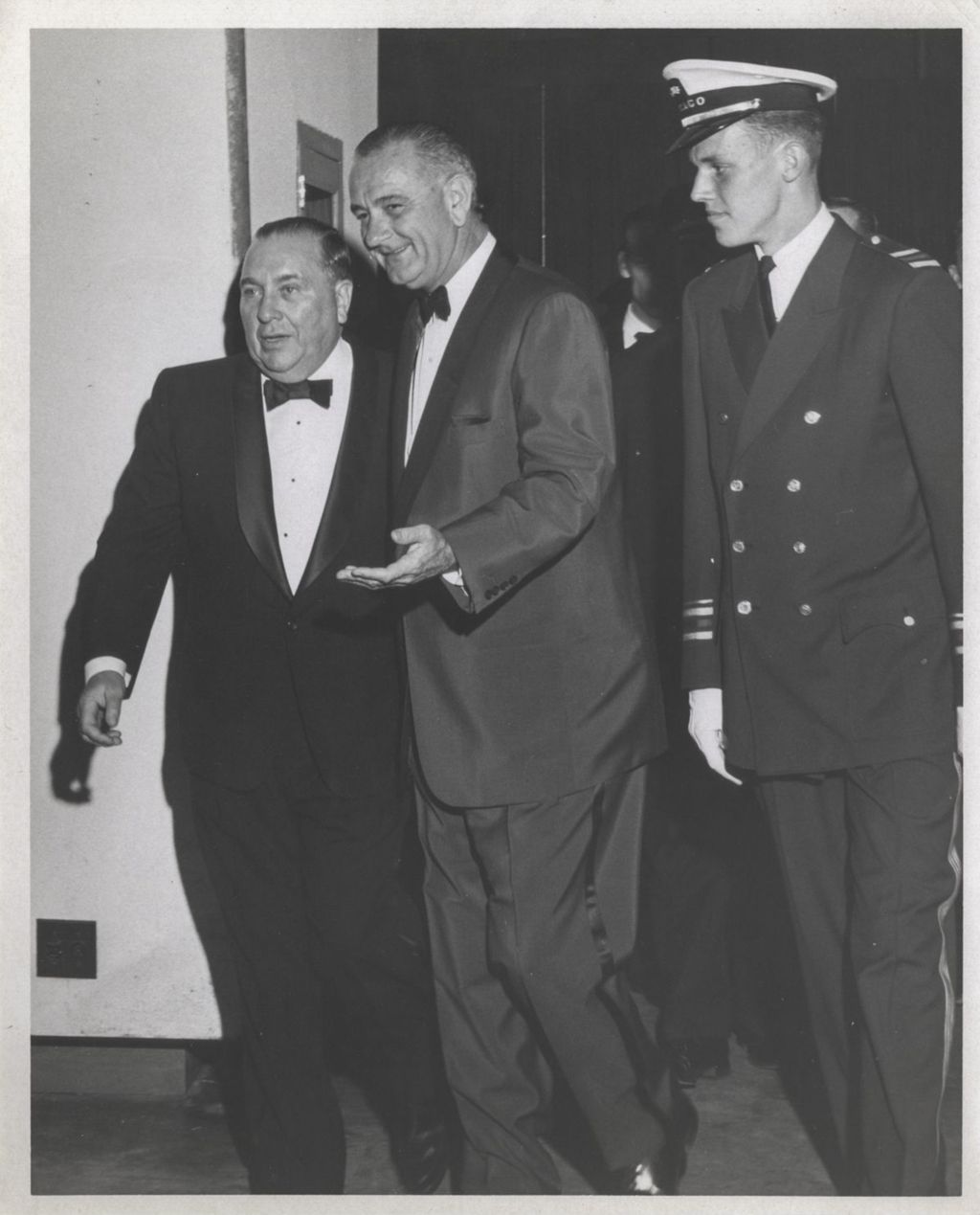 Richard J. Daley with Lyndon B. Johnson