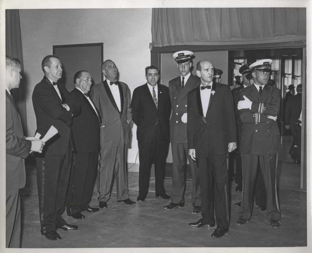 Richard J. Daley with Lyndon B. Johnson