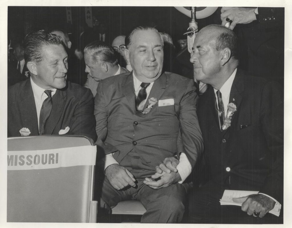 Richard J. Daley and Otto Kerner at the 1964 Democratic National Convention