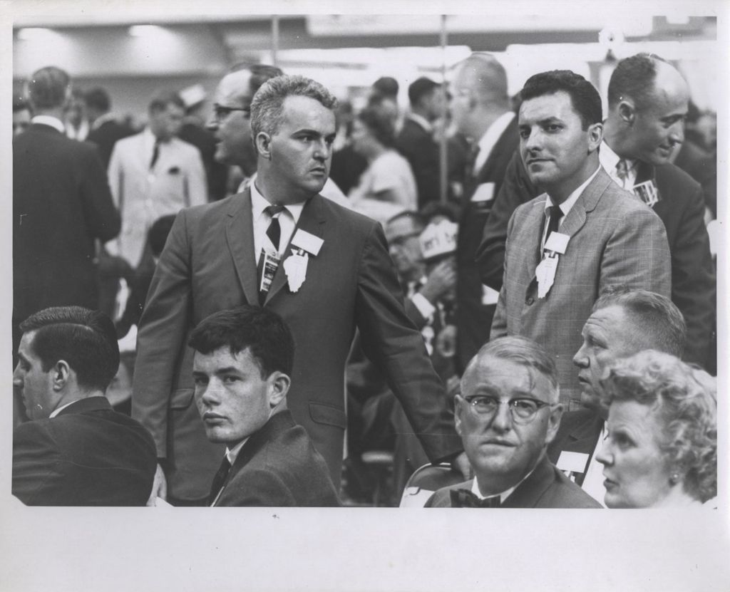 Miniature of Illinois delegates at the 1964 Democratic National Convention