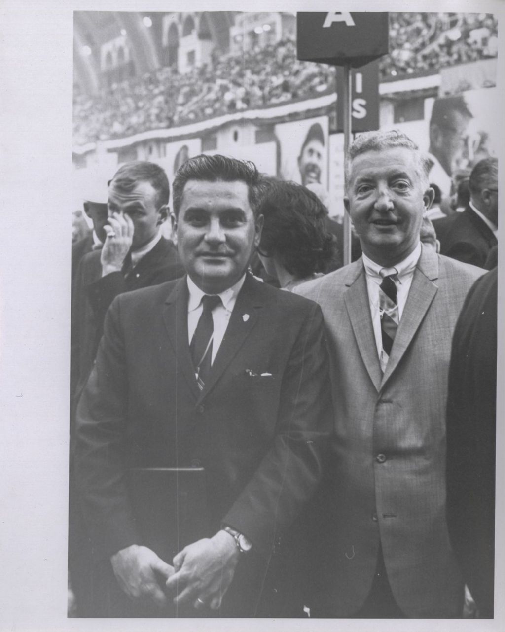 Floor delegates at the 1964 Democratic Convention