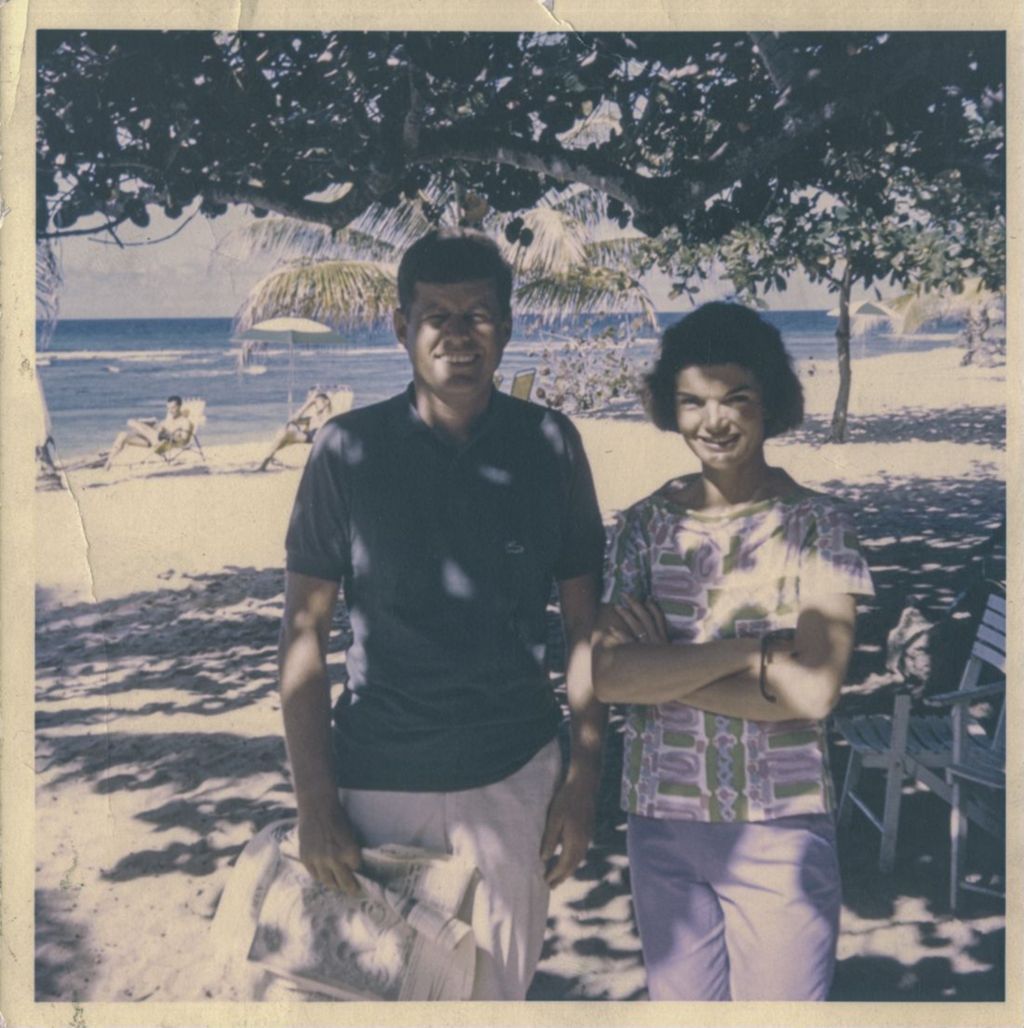 Miniature of John F. and Jacqueline Kennedy in Hawaii