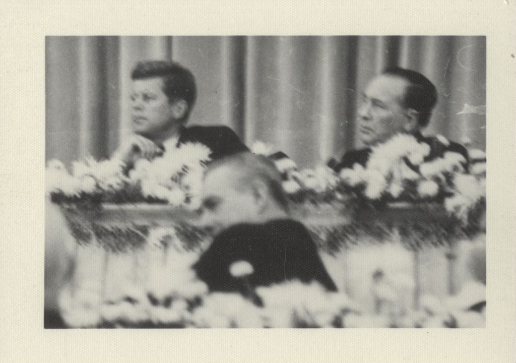 John F. Kennedy with Richard J. Daley