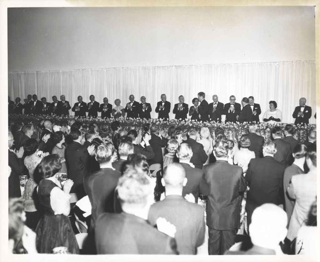 John F. Kennedy at Democratic fundraising dinner