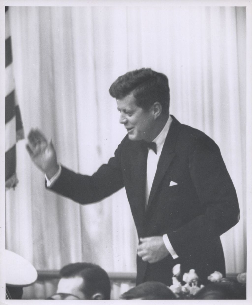 Miniature of John F. Kennedy at Democratic fundraising dinner