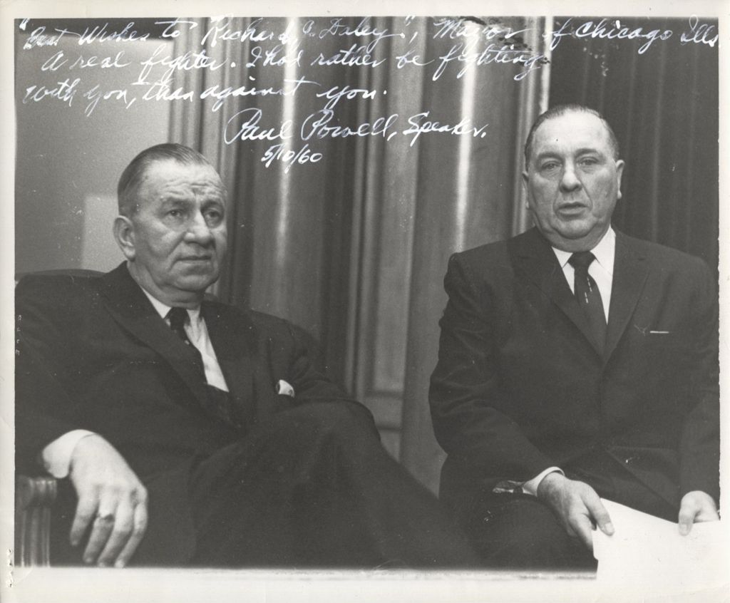 Paul Powell and Richard J. Daley