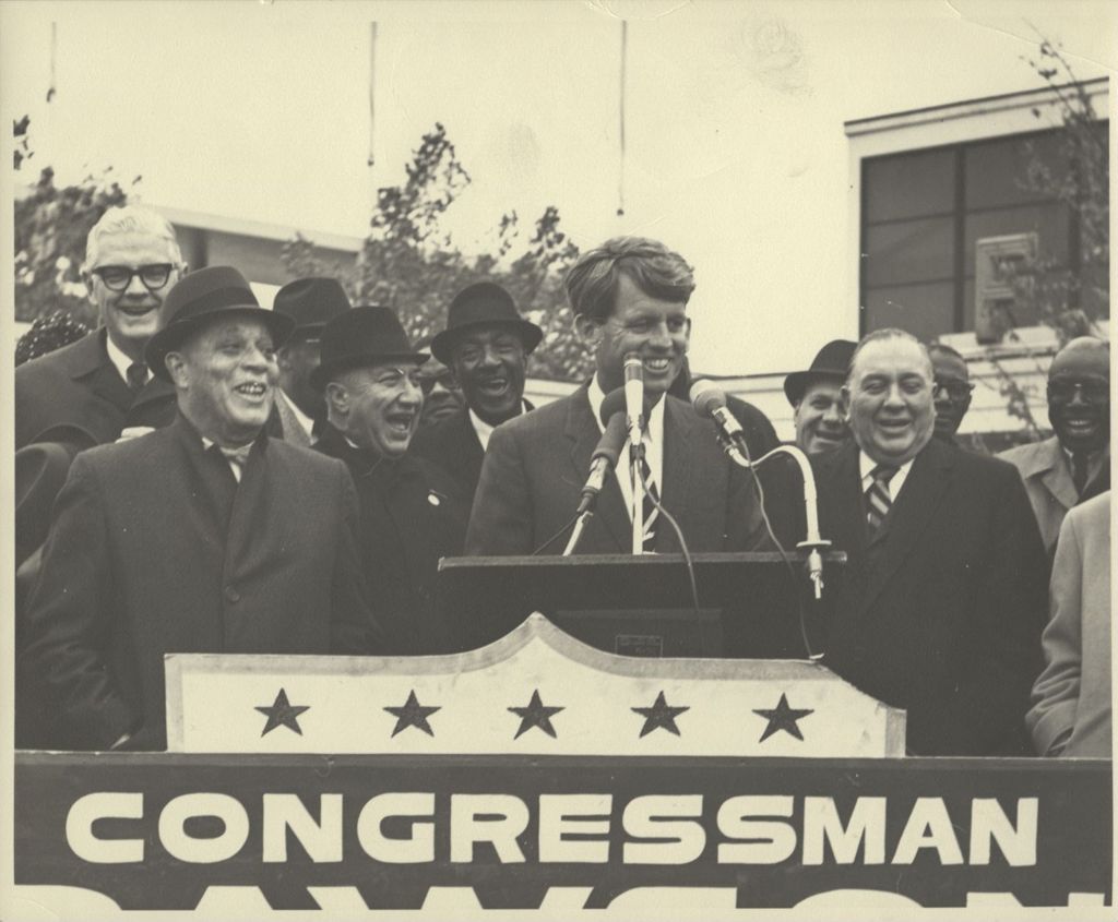 William Dawson, Robert Kennedy, and Richard J. Daley