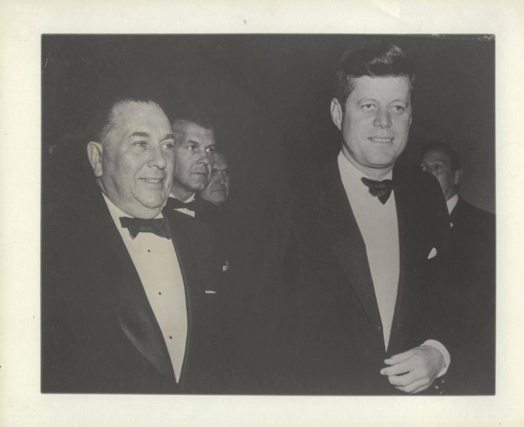 Miniature of Richard J. Daley and John F. Kennedy