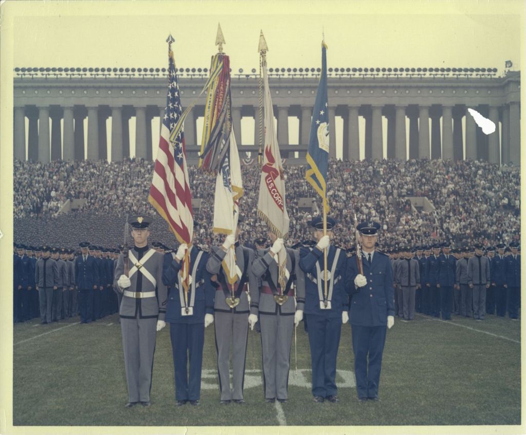 Miniature of U.S. Air Force flag bearers