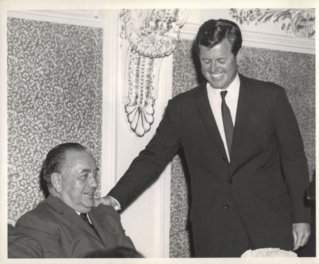 Edward M. Kennedy with Richard J. Daley