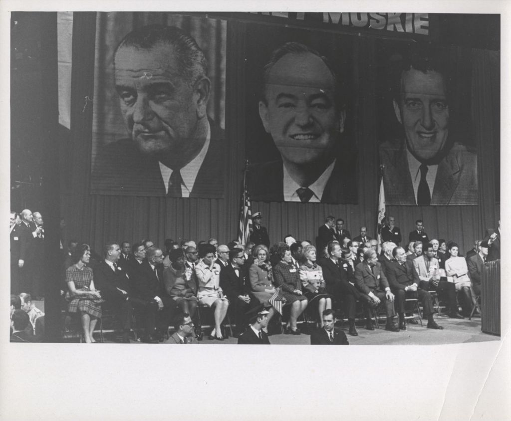 Miniature of Richard J. Daley at a campaign event