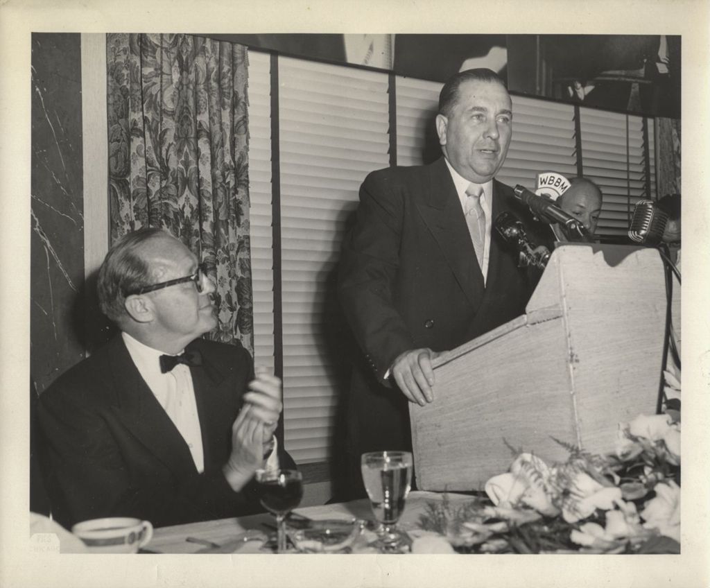 Jack Benny with Richard J. Daley